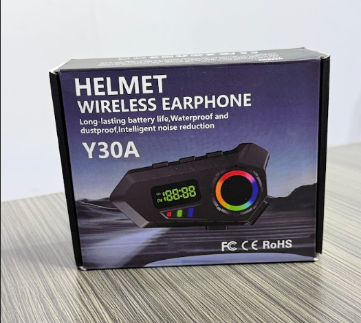 Gray helmet for bikers